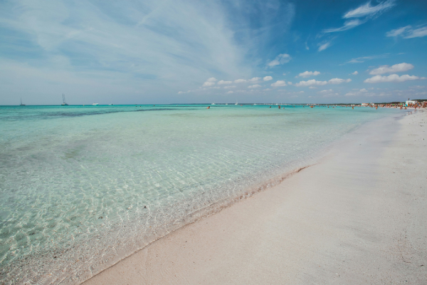 Es Trenc beach in Mallorca, Balearic Islands.