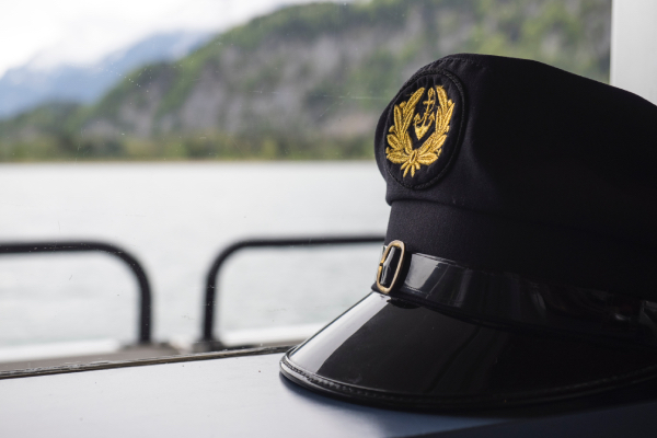 Hat of a yacht captain.