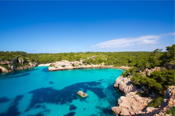 Cala Macarella in Menorca.