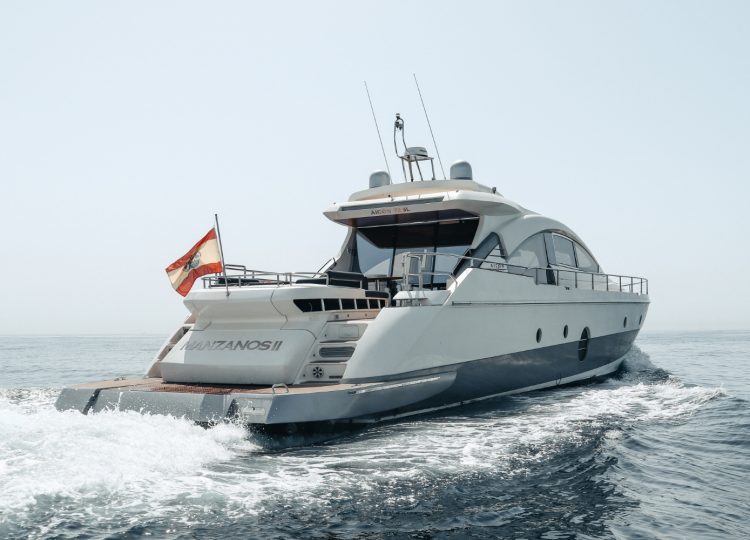 Charter yacht Aicon 72SL Manzanos II in Mallorca.