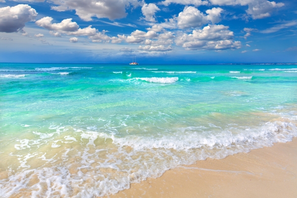 Es Trenc beach in Mallorca.