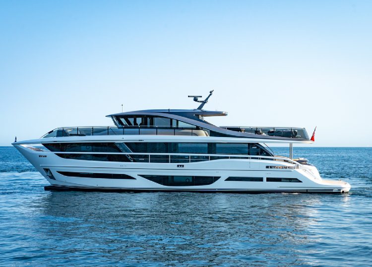Charter yacht Princess 100 in Miami.