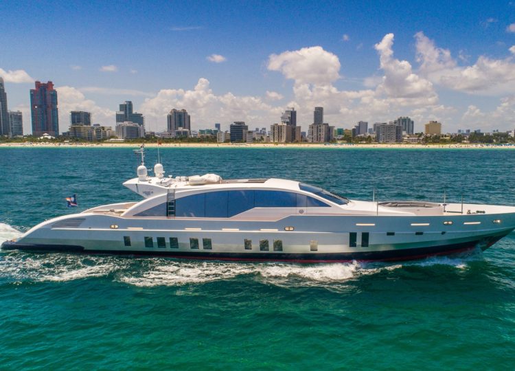 Charter yacht Technomar 120 Double Shot in Miami.