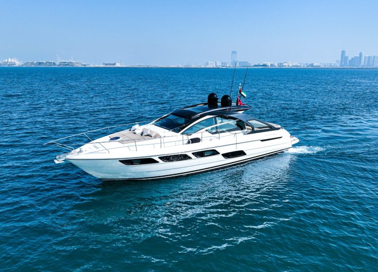 Pershing 5X for charter in Dubai.